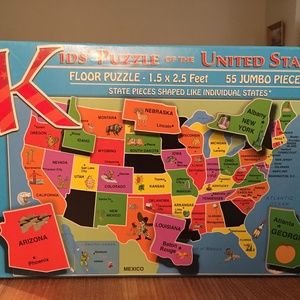 USA State Map Puzzle